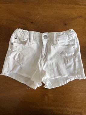 DL1961 White Denim Shorts Sz 8